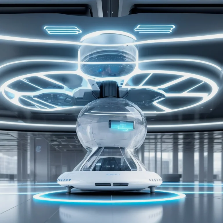 3D-Darstellung eines AI-gesteuerten Flugzeugs